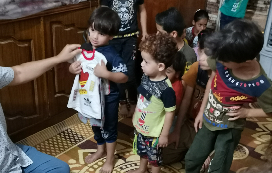 joy of Eid -Distribution of Eid clothing – Al-Rashad – 162 – Nobles ...